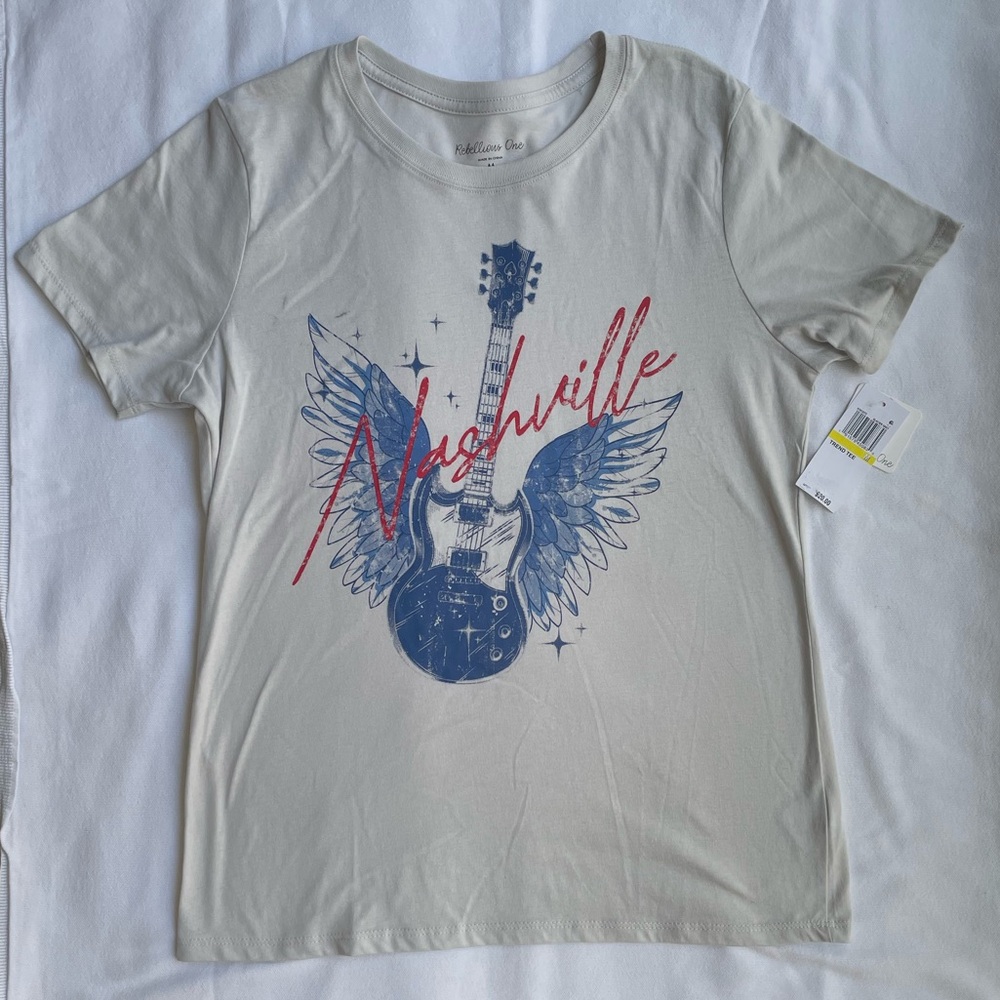 Nashville Graphic Tee - Gray and Blue